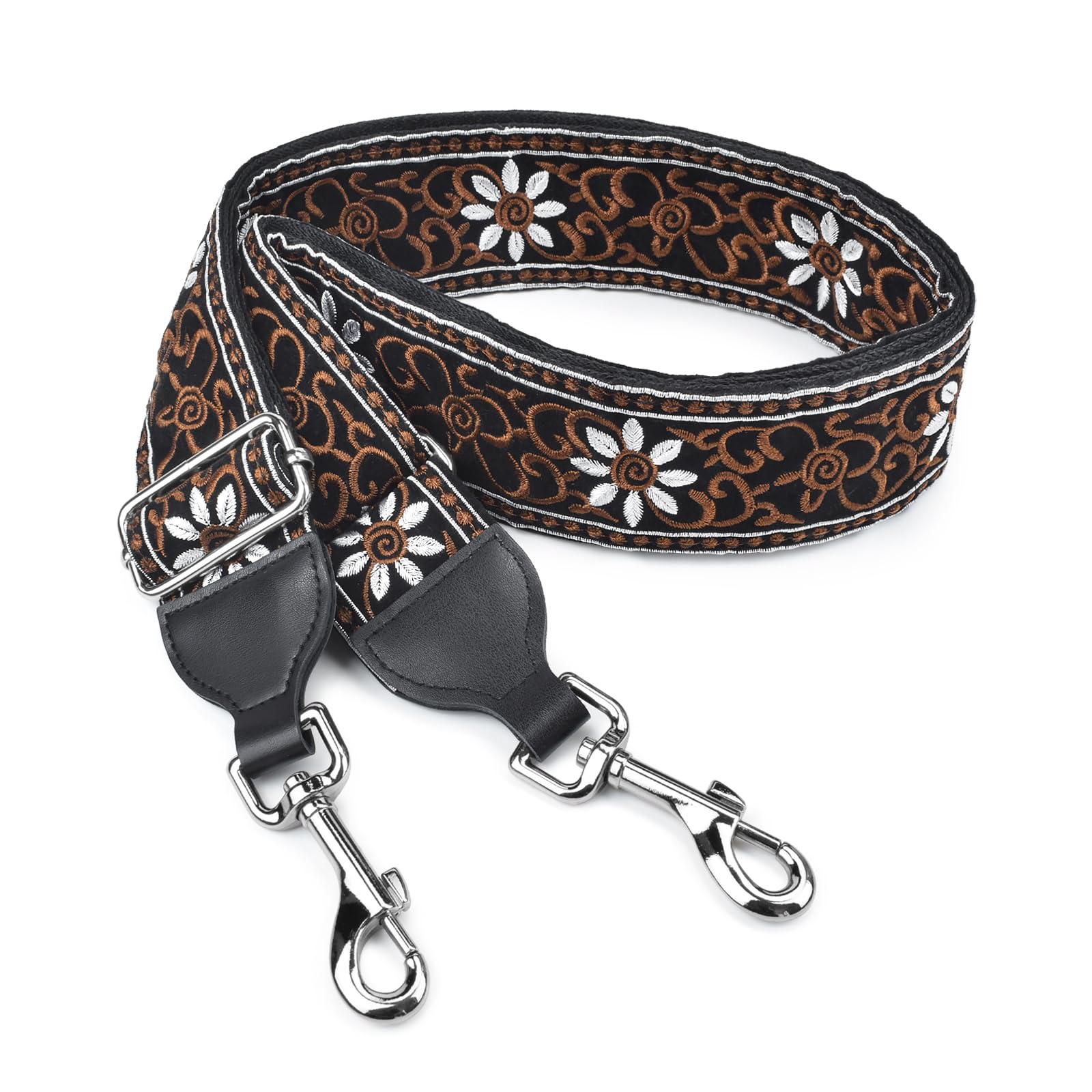 CLOUDMUSIC Handbag Strap Replacement Crossbody Strap Purse Strap With Silver Clips For Women Girls - Image 6