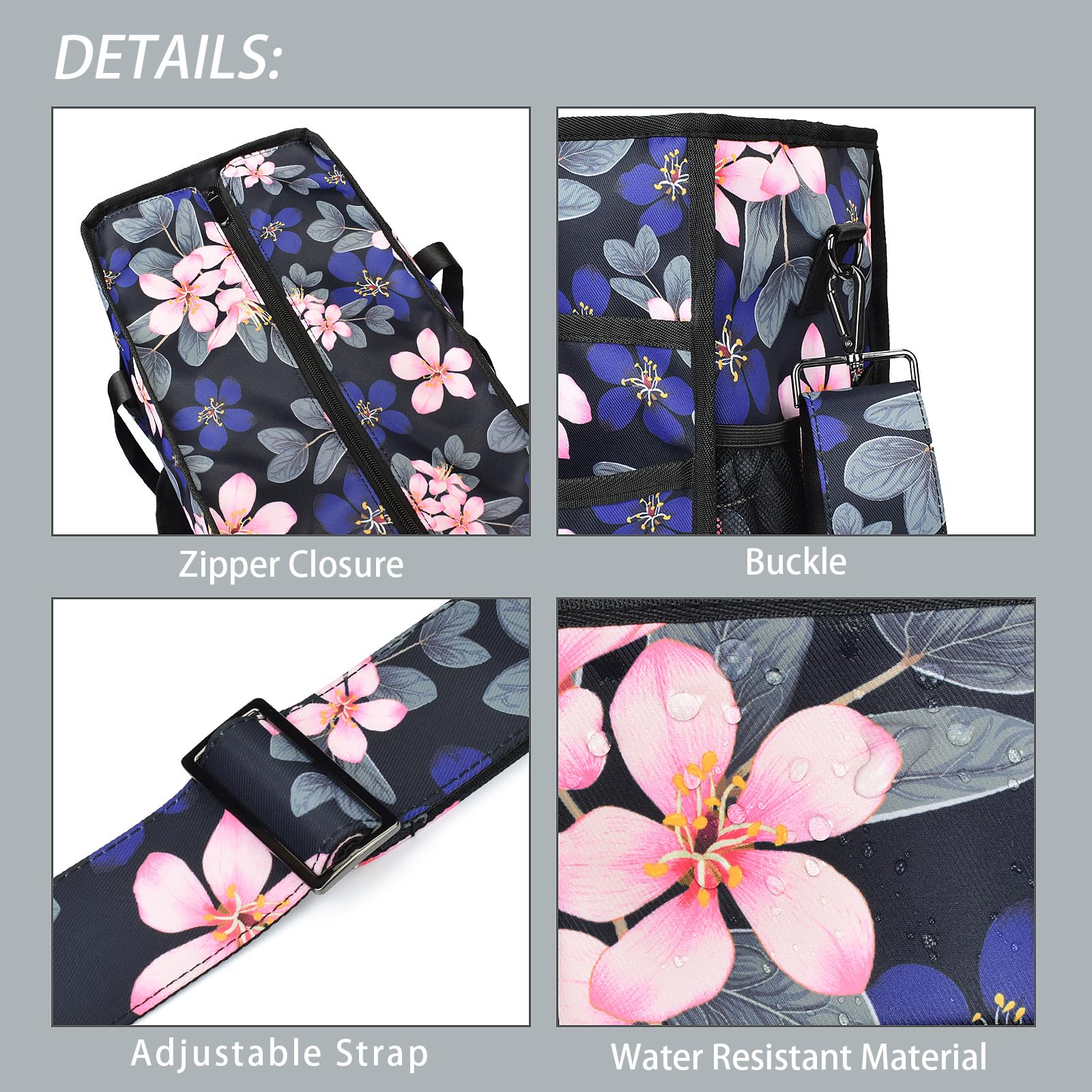 CLOUDMUSIC Large Tote Bag For Women Travel Nurse Teacher Work Waterpoof With Zipper Utility Everything Bags | Travel, Nurse, Teacher, Work, Waterpoof, With Zipper, Utility, Everything Bags - Image 3