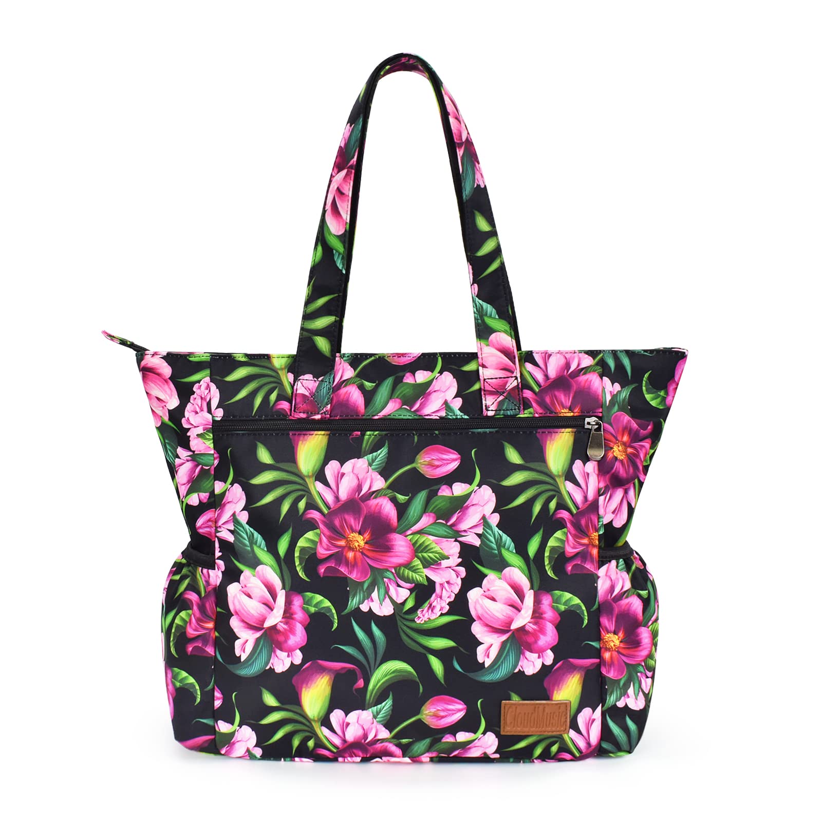 CLOUDMUSIC Shoulder Tote Bag For Nurses Teachers Work Gym Travel Beach Women With Large Capacity Waterproof - Image 3